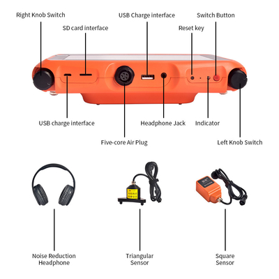 Pqwt-L50 เครื่องตรวจจับการรั่วไหลของน้ําในท่อ 50 เซนติเมตร