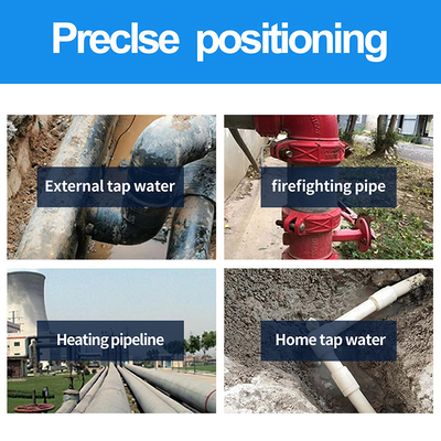 PQWT L2000 เครื่องตรวจจับการรั่วไหลของท่อใต้ดิน 5m เครื่องฟังการรั่วไหลของท่อ เครื่องตรวจจับการรั่วไหลของน้ํา