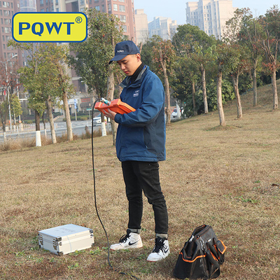PQWT GT300A อุปกรณ์สำรวจทางธรณีวิทยา 300m เครื่องตรวจจับแหล่งน้ำใต้ดิน