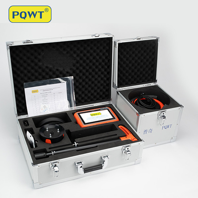 เครื่องตรวจสอบการรั่วไหลของท่อ Pqwt-L6000 สําหรับตรวจสอบการรั่วไหลของท่อใต้ดินภายในหรือภายนอก
