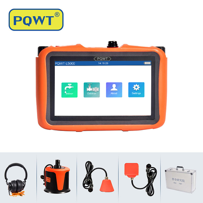 Pqwt-L5000 Multi Sensors เครื่องตรวจจับการรั่วไหลของท่อน้ําความลึก 5m สําหรับภายในภายนอก