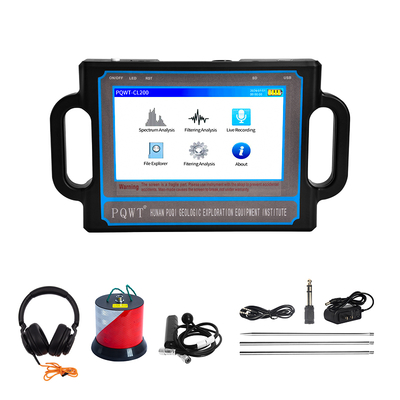 PQWT CL200 เครื่องตรวจจับการรั่วไหลของน้ำพื้นคอนกรีตกลางแจ้งความลึก 2M