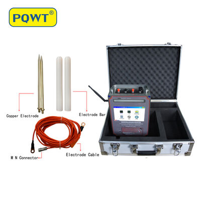 เครื่องตรวจจับน้ำบาดาล PQWT-TC700 ความลึก 600 เมตร พร้อมหน้าจอสัมผัสและแม่นยำ 92% สำหรับการตรวจหาน้ำบาดาล
