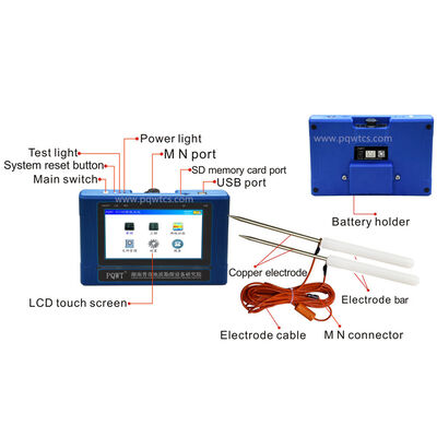เครื่องตรวจหาน้ำบาดาล PQWT TC500 เครื่องมือสำรวจธรณีฟิสิกส์ เครื่องตรวจจับน้ำใต้ดินลึก 500 เมตร