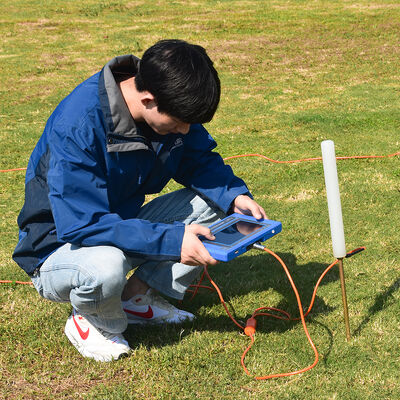 เครื่องตรวจจับน้ำใต้ดิน PQWT TC150 อุปกรณ์ธรณีฟิสิกส์ เครื่องตรวจจับน้ำใต้ดินลึก 150 เมตร