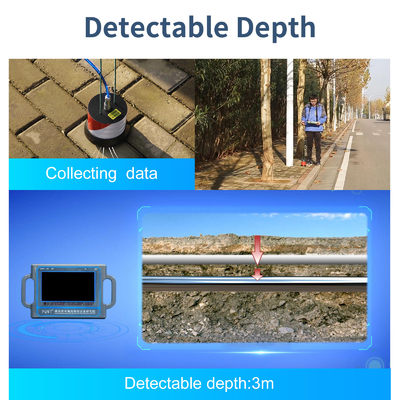 PQWT CL300 Water Leak Sound Detector 3M เครื่องมือตรวจจับการรั่วไหลของชลประทาน