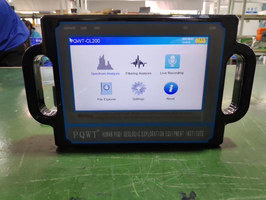PQWT CL600 เครื่องตรวจจับการรั่วไหลของท่อใต้ดิน 6m สำหรับท่อส่งบ้าน