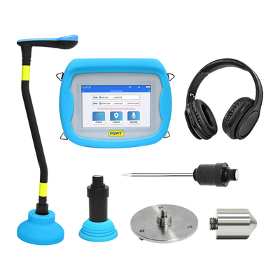 เครื่องตรวจจับการรั่วไหลของน้ำในท่อแบบพกพา 9 เซ็นเซอร์ 5000HZ