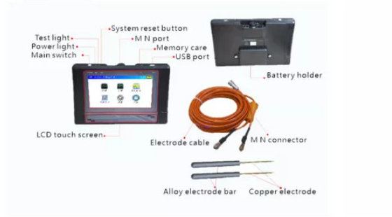 PQWT KD50 เครื่องตรวจจับถ้ำใต้ดินความลึก 50 เมตรอุปกรณ์สำรวจธรณีฟิสิกส์