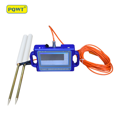 เครื่องตรวจจับน้ำบาดาลแบบพกพา PQWT-S500 การทำแผนที่อัตโนมัติความลึก 500 เมตร