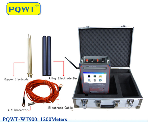 PQWT- WT900 อุปกรณ์สำรวจธรณีฟิสิกส์การขุดเครื่องตรวจจับล่าขุมทรัพย์แบบชาร์จได้