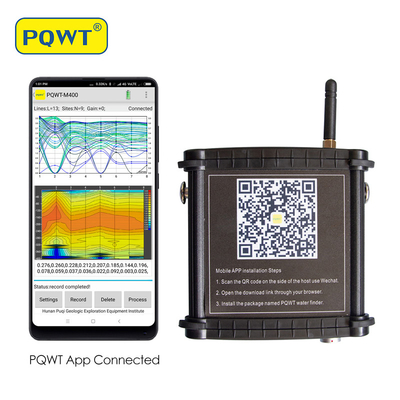 PQWT M100 อุปกรณ์สำรวจทางธรณีวิทยาเครื่องตรวจจับน้ำใต้ดินลึก 100 เมตร