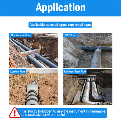 ตัวระบุตำแหน่งท่อใต้ดินรั่ว PQWT Industrial Pipe Leak Finder