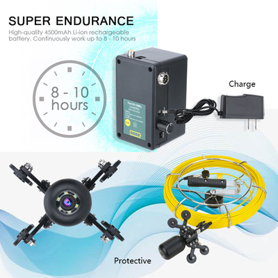 กล้องตรวจสอบท่อระบายน้ำ Endoscope 9 นิ้ว DVR 30M HD