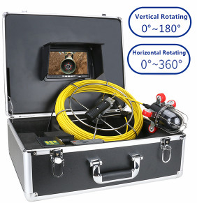 ระบบกล้องท่อผนัง Ridgid หมุนตรวจสอบ 7inch 83mm * 125m