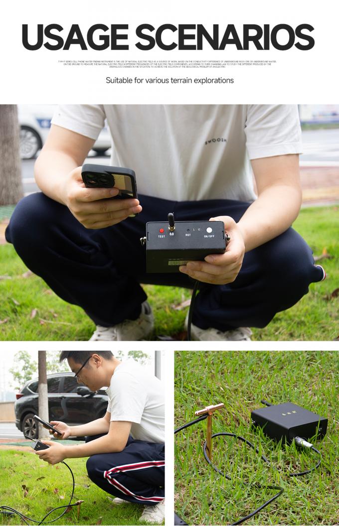 เครื่องตรวจหาถ้ํา TYM K ซีรีส์ 60m Cavity Underground Karst Mobile 6