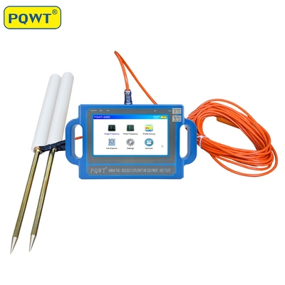 เครื่องตรวจจับน้ำ PQWT S500 ความลึก 500 เมตร หน้าจอสัมผัส 7 นิ้ว
