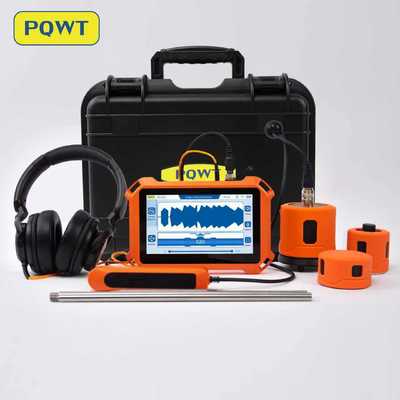 เครื่องตรวจจับการรั่ว PQWT-125C พร้อมวิเคราะห์เสียง AI และกรองเสียงสําหรับการจีบรูปร่างคลื่นในระดับเวลาในท่อน้ํา