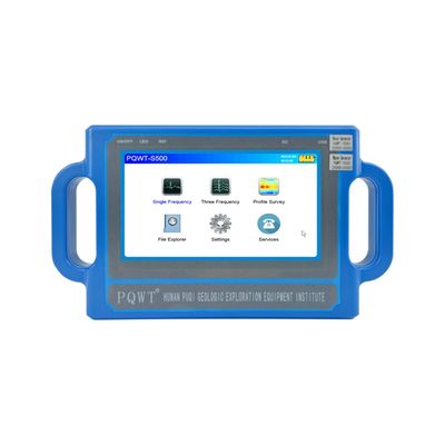 เครื่องวัดความต้านทาน PQWT S300 พร้อมหน้าจอสัมผัส 800x480 ความแม่นยำ 0.001mV และน้ำหนัก 9 กก. สำหรับการตรวจหาน้ำบาดาล