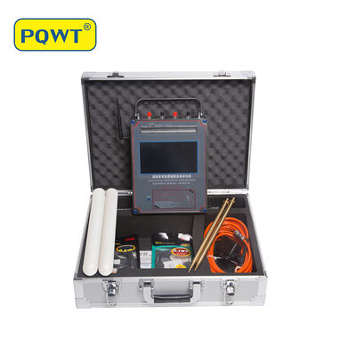 เครื่องตรวจจับน้ำแบบพกพา PQWT TC1200 พร้อมการทำแผนที่อัตโนมัติความลึก 1500 เมตร และอุปกรณ์สำรวจธรณีฟิสิกส์หน้าจอสัมผัส HD ขนาด 7 นิ้ว