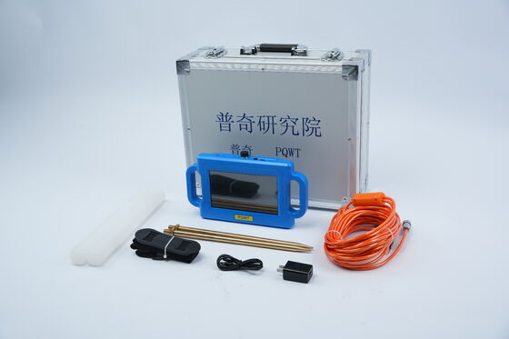 เครื่องตรวจจับน้ําใต้ดินแบบพกพา PQWT-S150 ความลึก 150m พร้อมการแผนที่อัตโนมัติและการส่งออกข้อมูล PC